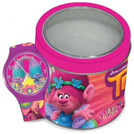 WALT DISNEY KID WATCH Mod. TROLLS - Tin Box WATCHES