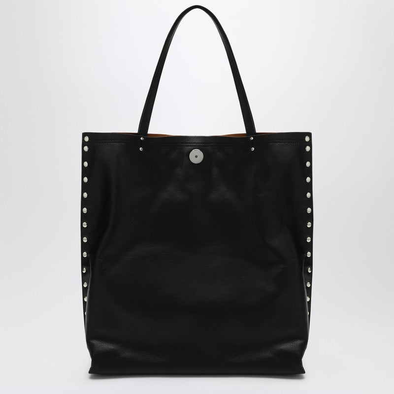 Front view with bag zipped and handles upright.