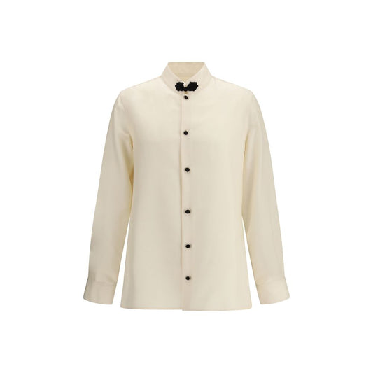 Valentino Beige Silk Shirt