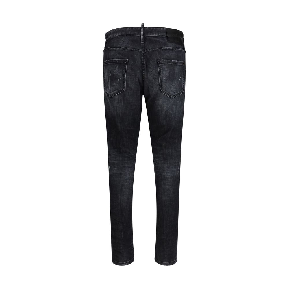 Dsquared² Black Cotton Jeans Denim 1728,72470364320,Black,Clothing,Dsquared²,IT46 | S,IT48 | M,Jeans Denim - Clothing,Men,New with tags