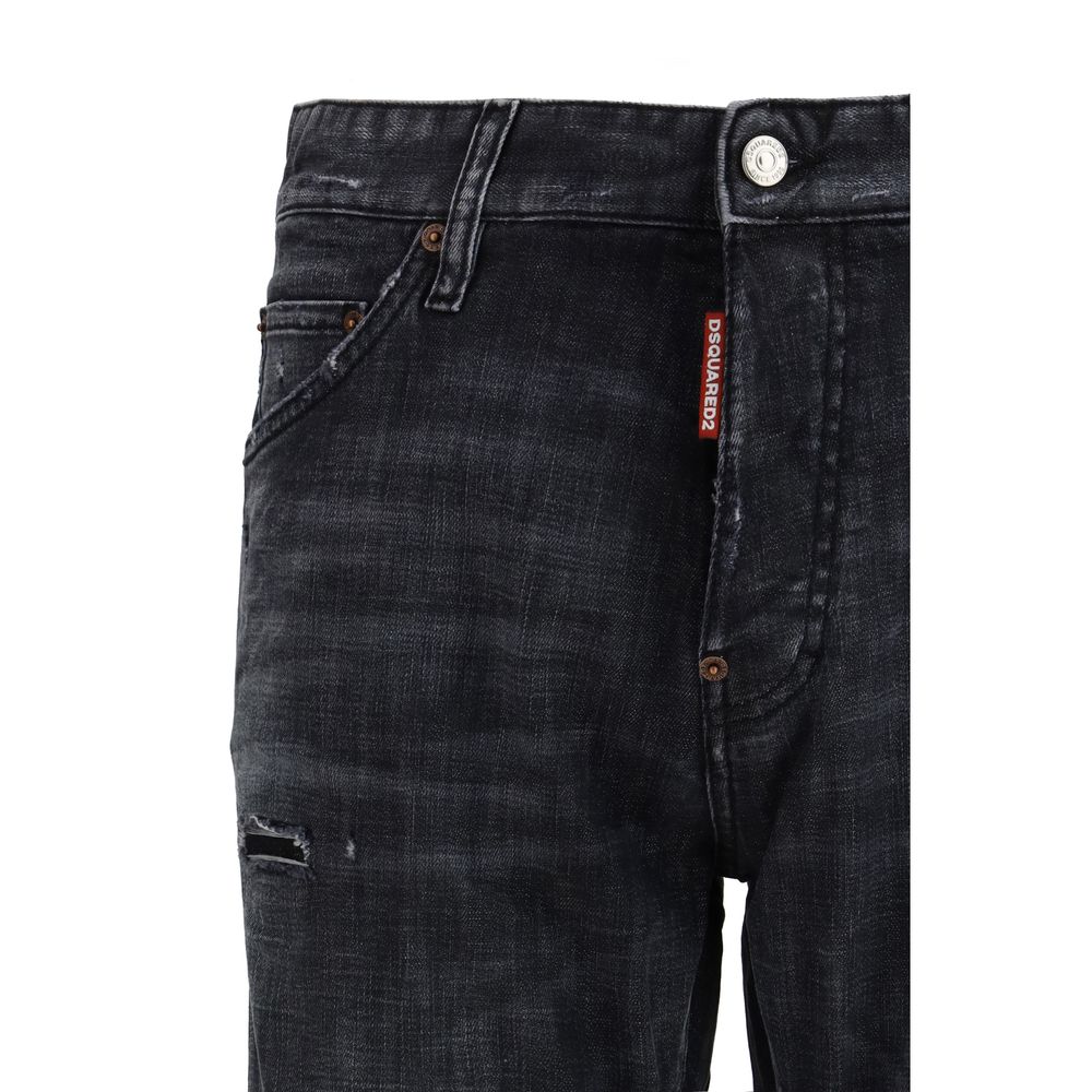 Dsquared² Black Cotton Jeans Denim 1728,72470364320,Black,Clothing,Dsquared²,IT46 | S,IT48 | M,Jeans Denim - Clothing,Men,New with tags
