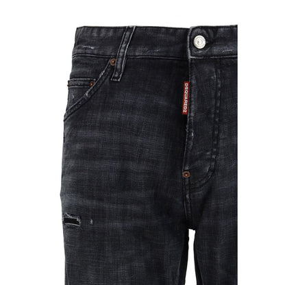 Dsquared² Black Cotton Jeans Denim 1728,72470364320,Black,Clothing,Dsquared²,IT46 | S,IT48 | M,Jeans Denim - Clothing,Men,New with tags