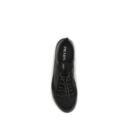 Prada Black Fabric Athletic Sneakers
