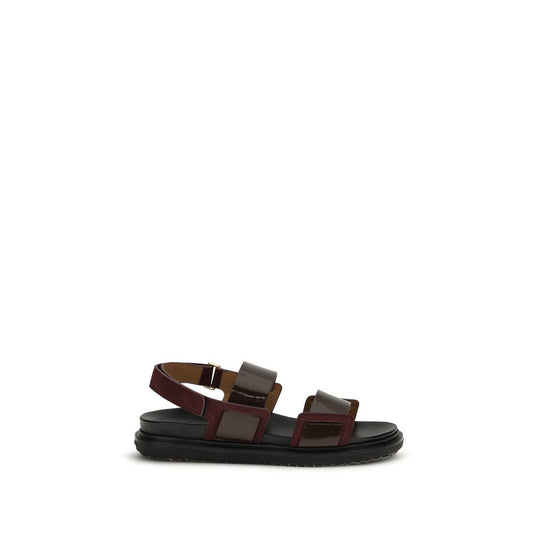 Marni Black Calf Leather Bos Taurus Strap-On Sandals 1728,72470364320,Black,EU38.5/US8.5,EU40/US10,EU41/US11,Marni,New with tags,Sandals - Shoes,Shoes,Strap-Ons - Sandals - Shoes,Women