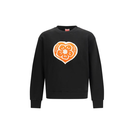 Kenzo Black Cotton Sweatshirt 1728,72470364320,Black,Clothing,Kenzo,L,M,Men,New with tags,S,Sweaters - Clothing,Sweatshirts - Sweaters - Clothing,XL