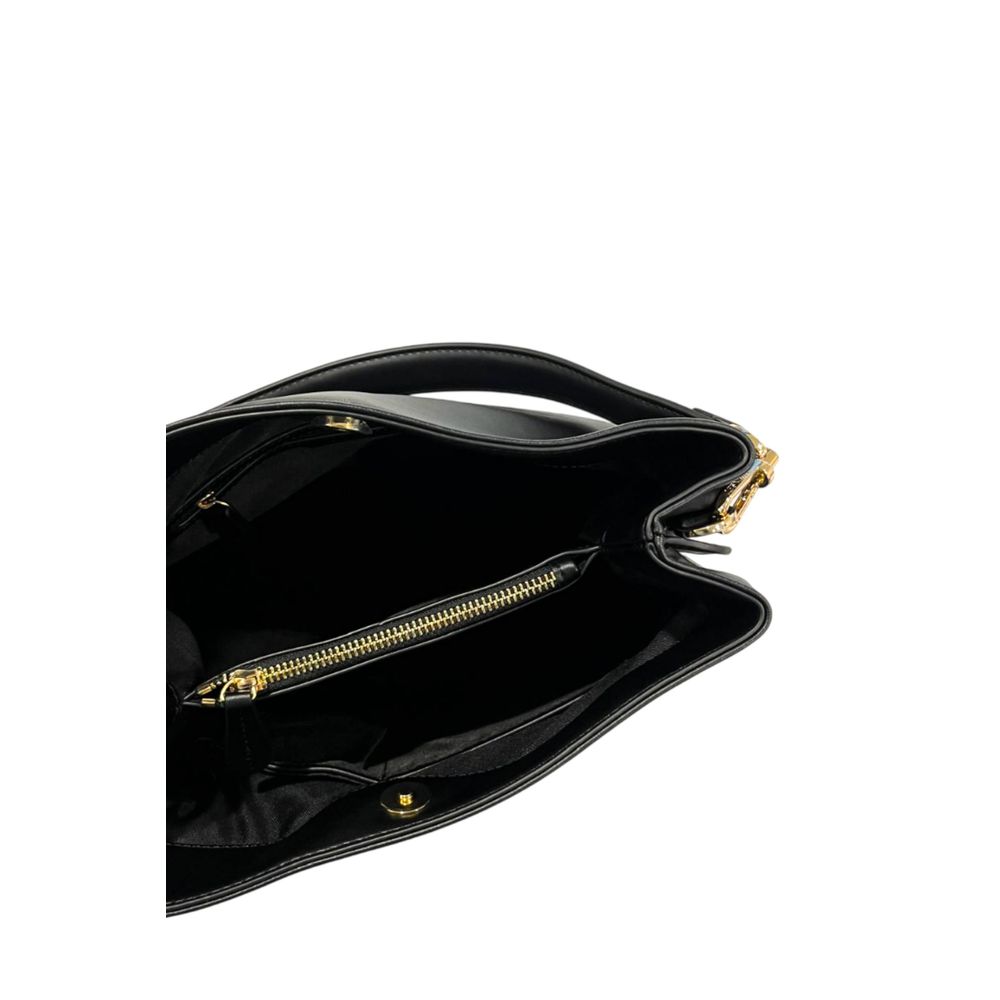 Twinset Black PU Women Shoulder Bag