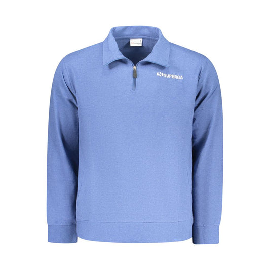 Superga Blue Cotton Sweatshirt