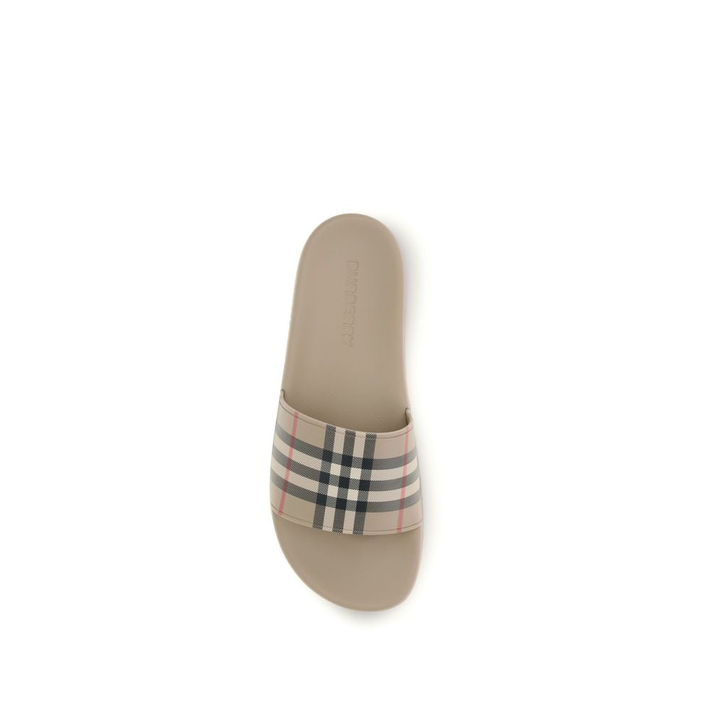 Burberry Beige Rubber Sandals