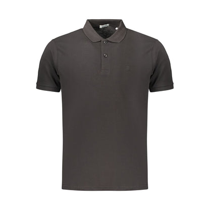 Coveri Moving Black Cotton Men's Polo Shirt
