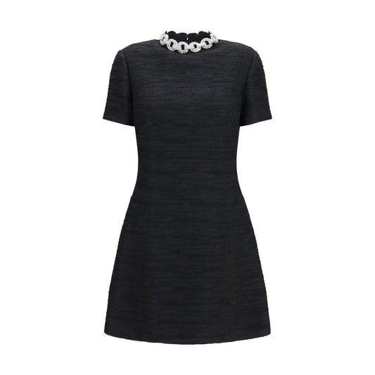 Valentino Black Cotton Casual Dress