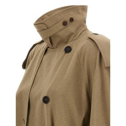 Balenciaga Beige Cotton Coat