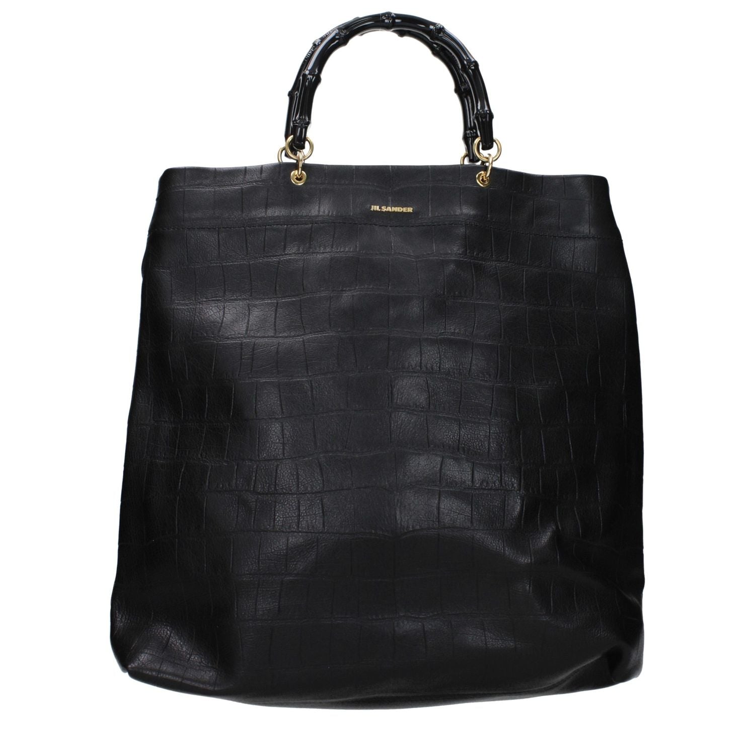 Jil Sander Black Leather Handbag