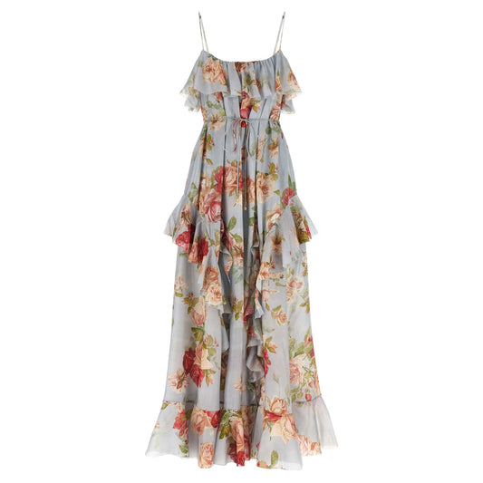 Zimmermann Multicolor Silk Long Dress