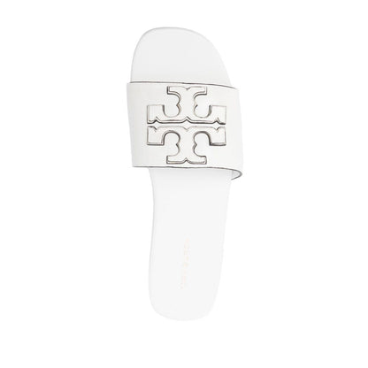 Tory Burch Logo Embossed Slides