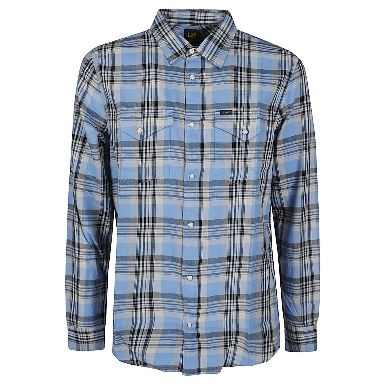 Lee Shirts Clear Blue