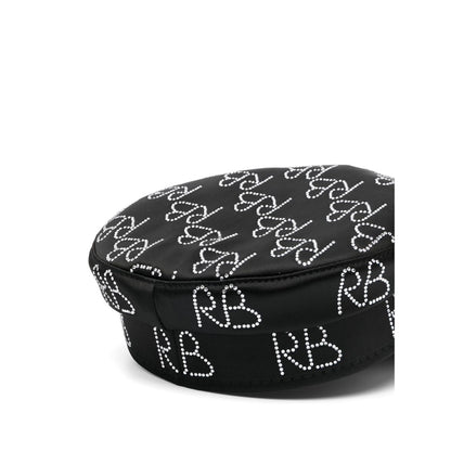 Ruslan Baginskiy crystal-embellished Baker Boy Hat Scarves Hats & Gloves