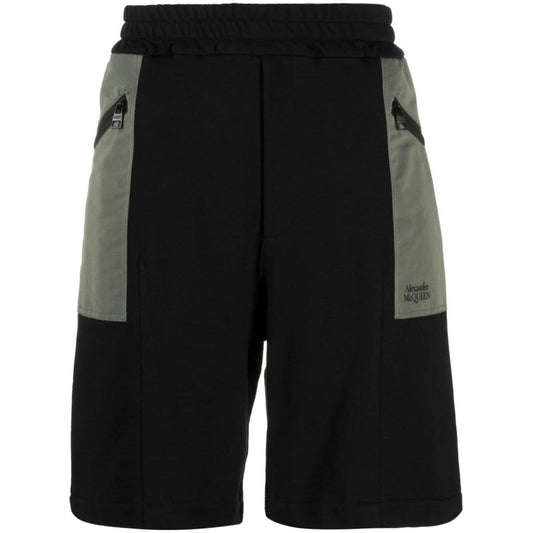 Alexander McQueen two-tone Elasticated Track Shorts Short trousers
