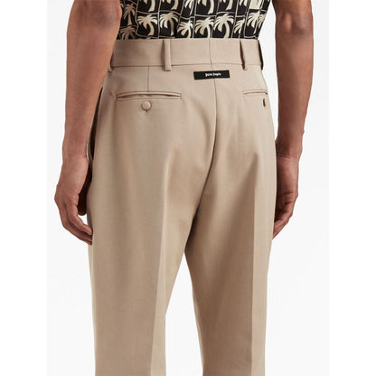 Palm Angels Trousers Beige Trousers