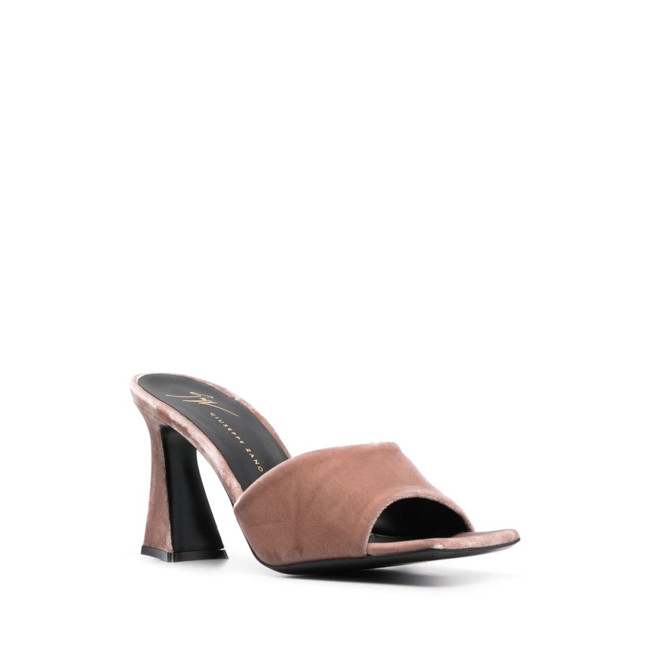 Giuseppe Zanotti Solhene 90mm velvet-effect sandals Sandals
