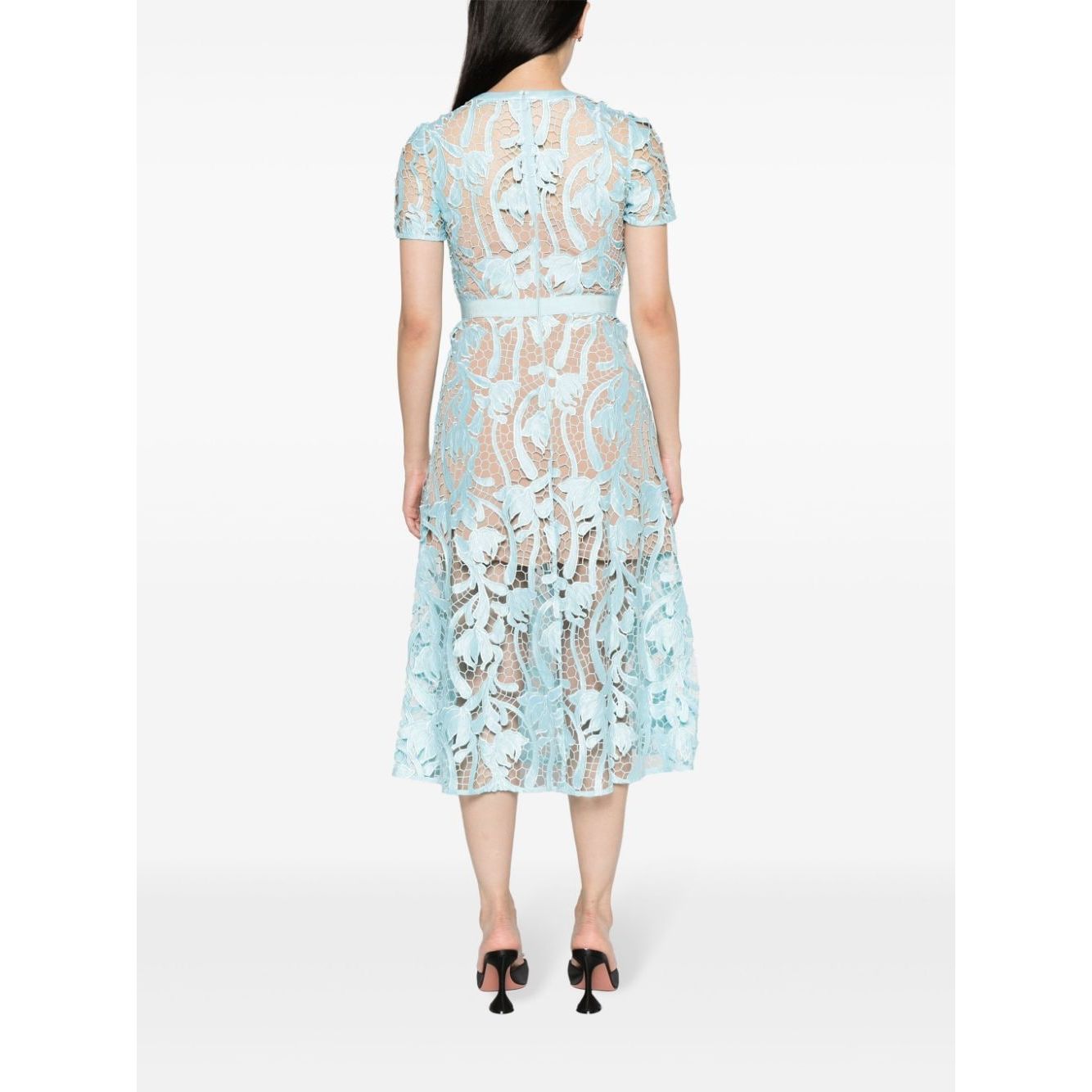 Self-portrait Dresses Clear Blue