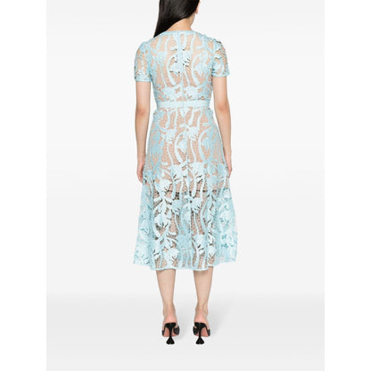 Self-portrait Dresses Clear Blue Dresses