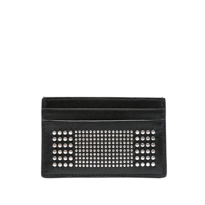 Alexander McQueen Studded leather card case Small Leather Goods