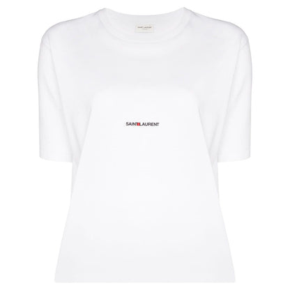 Saint Laurent logo print T-shirt Topwear