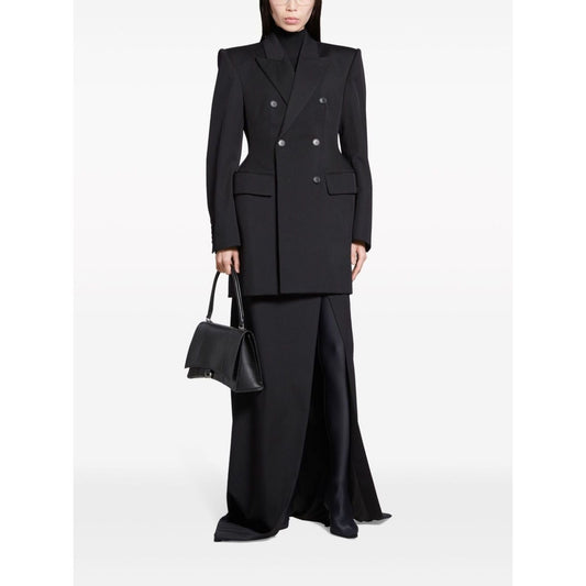 Balenciaga Hourglass Virgin Wool Double-breasted Blazer 768891TPT241000