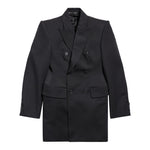 Balenciaga Hourglass Virgin Wool Double-breasted Blazer 768891TPT241000