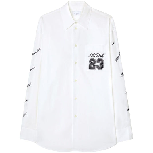 Off White Shirt with embroidery