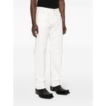 Off White 90's Logo Skate straight-leg jeans OMYA177S24DEN0010202