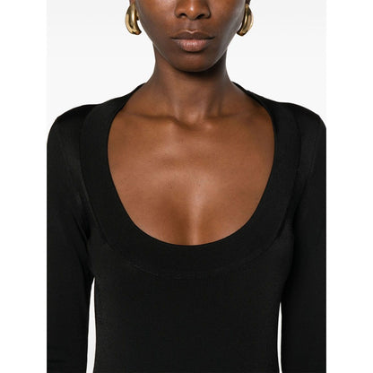 Saint Laurent Décolleté Mini Dress Dresses