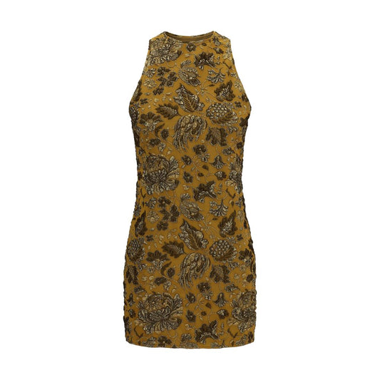 Saint Laurent Brown Polyamide Casual Dress