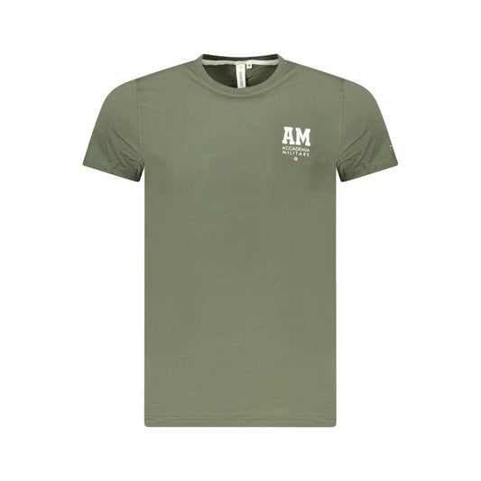 Accademia Militare Green Cotton Men's T-Shirt