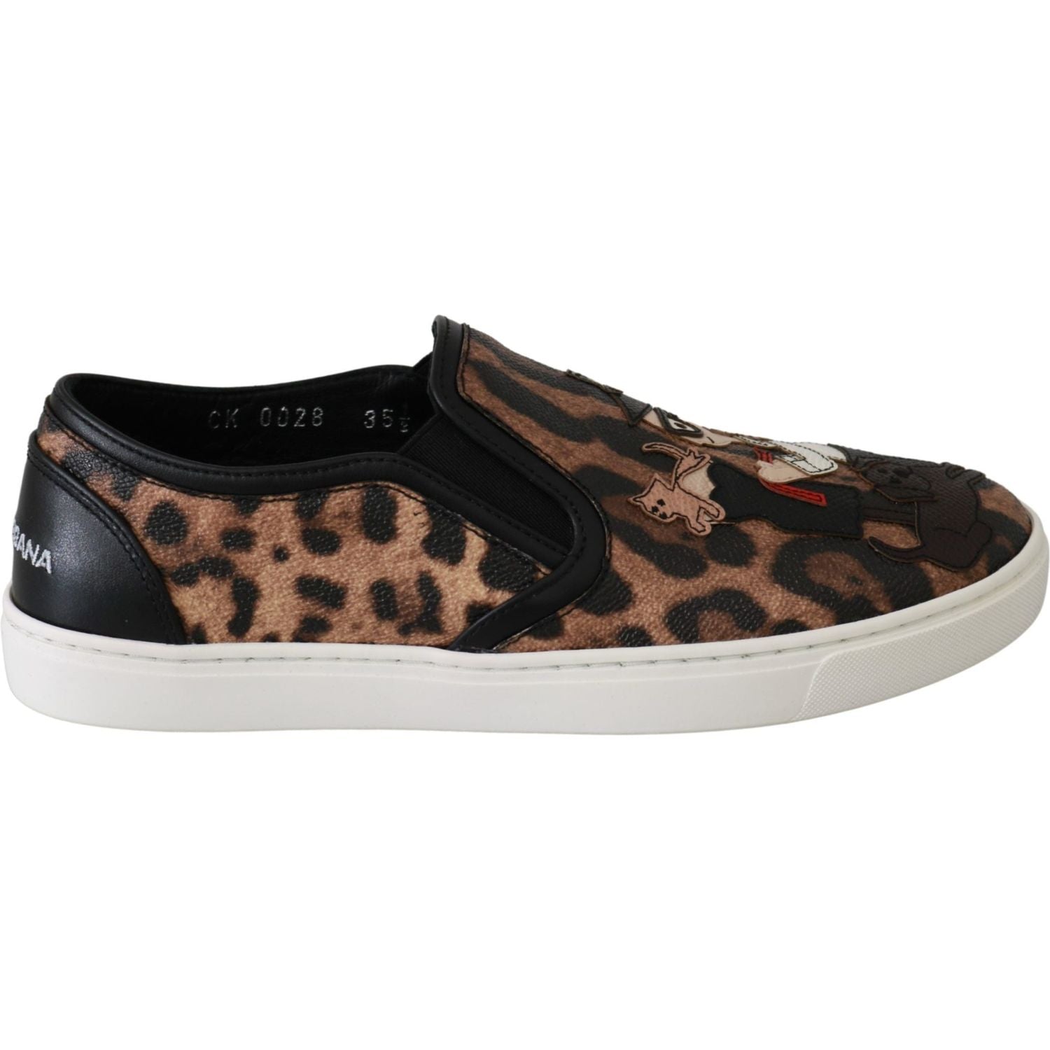 حذاء Dolce &amp; Gabbana Chic Leopard Print لراحة أنيقة