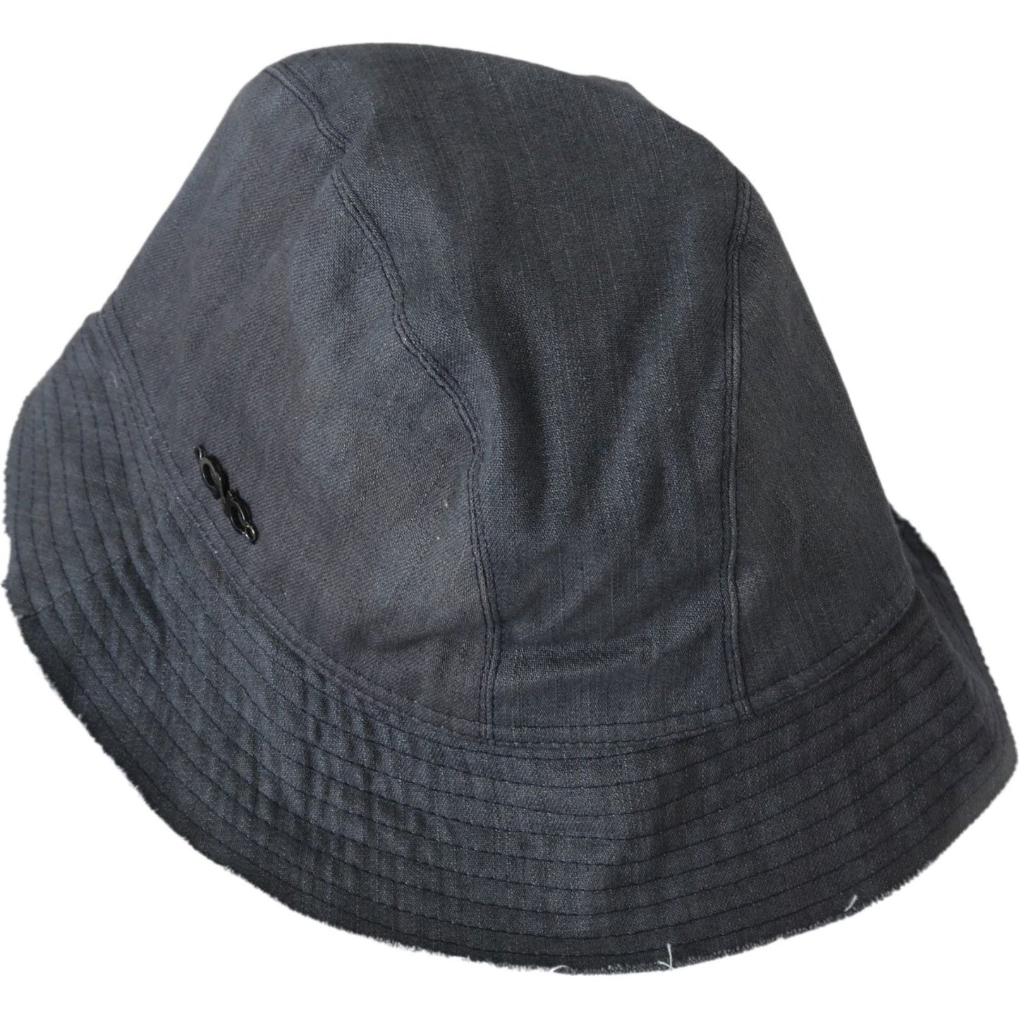 Costume National Black Washed Wide Brim Outdoor Bucket Hat