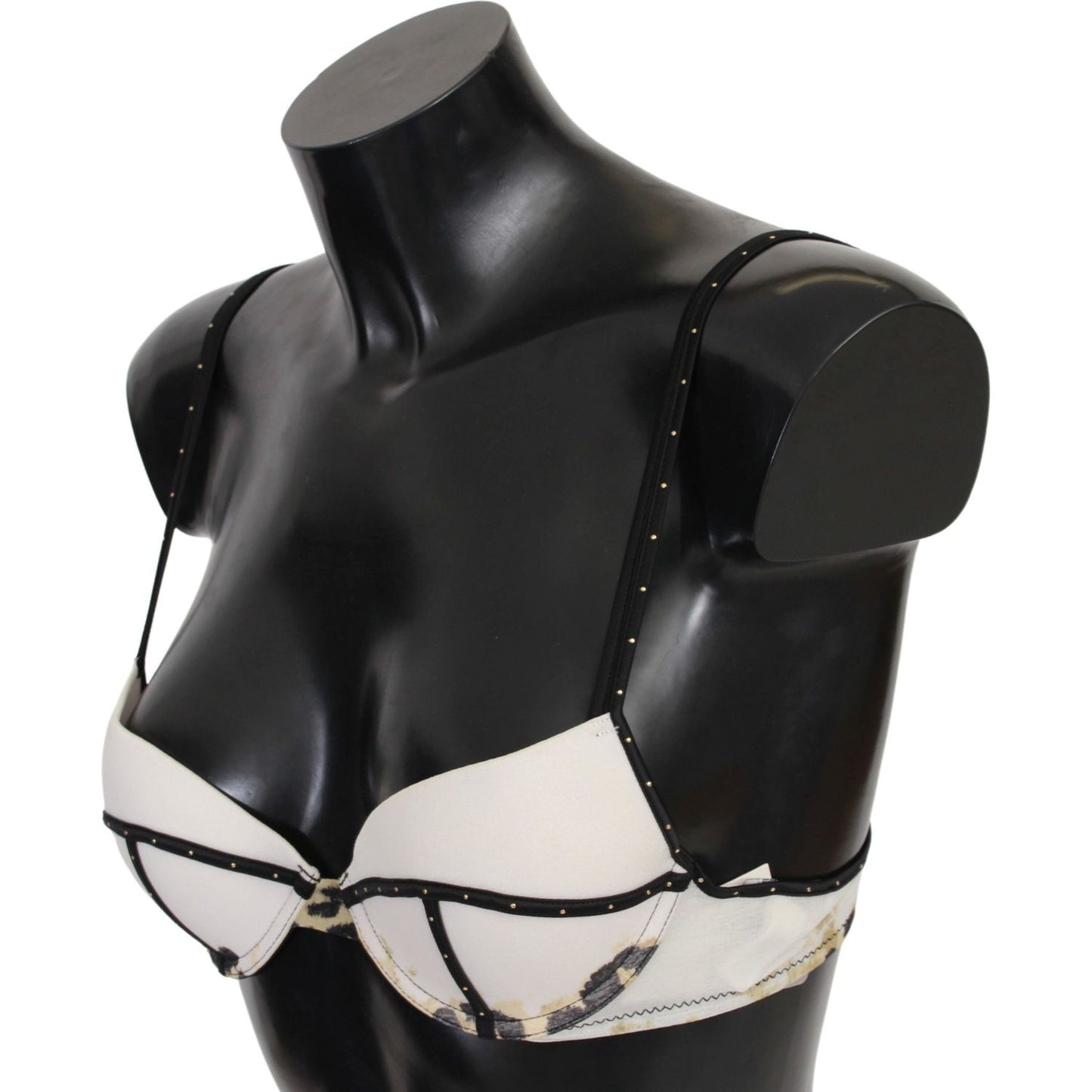 Just Cavalli White Polyester Spandex Push Up Bra Underwear