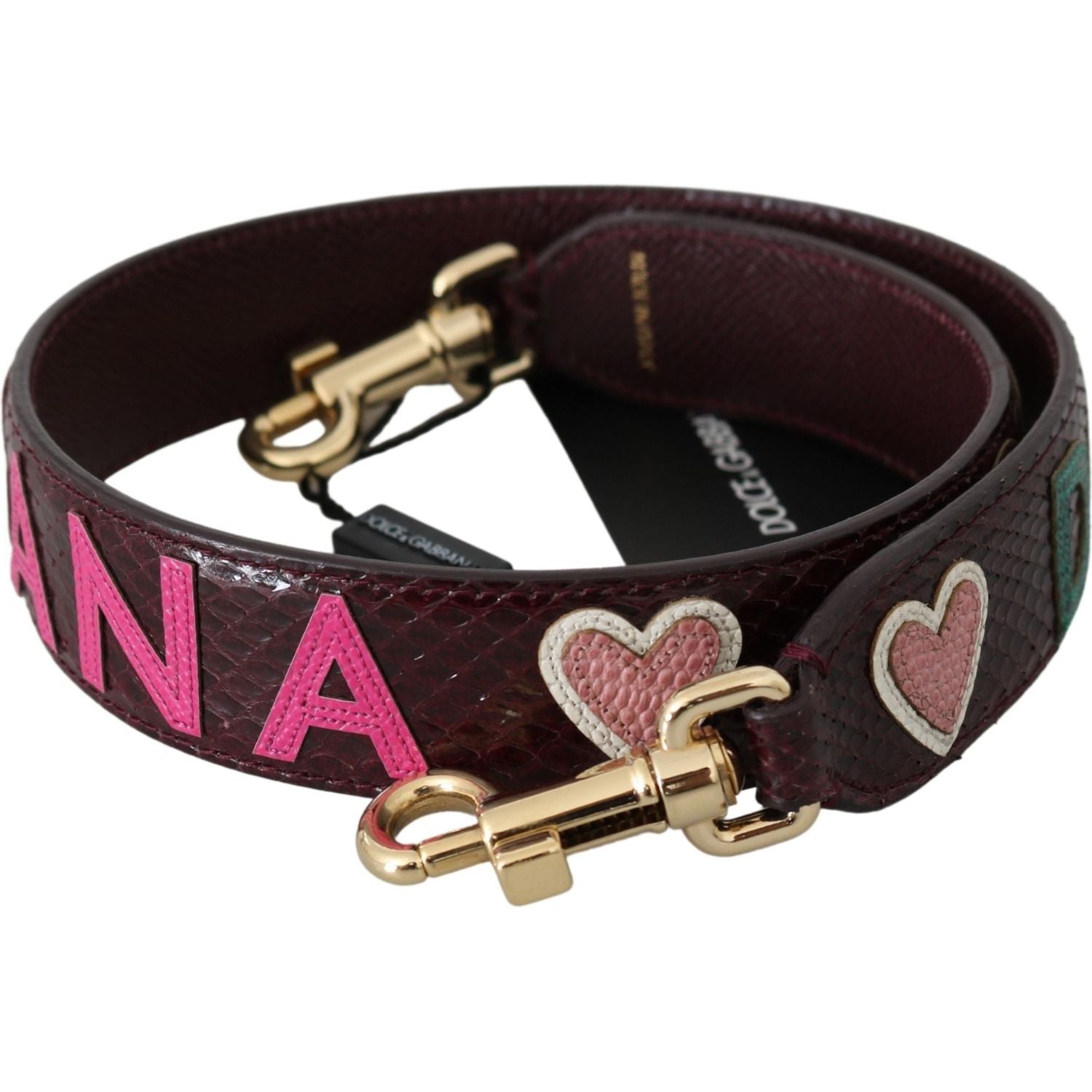 精致的波尔多肩带配件