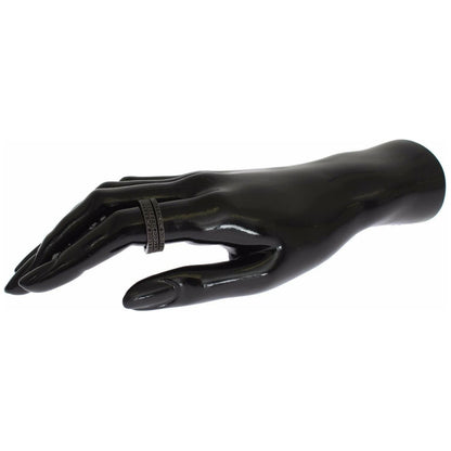 Nialaya Black CZ 925 Sterling Silver Womens Ring