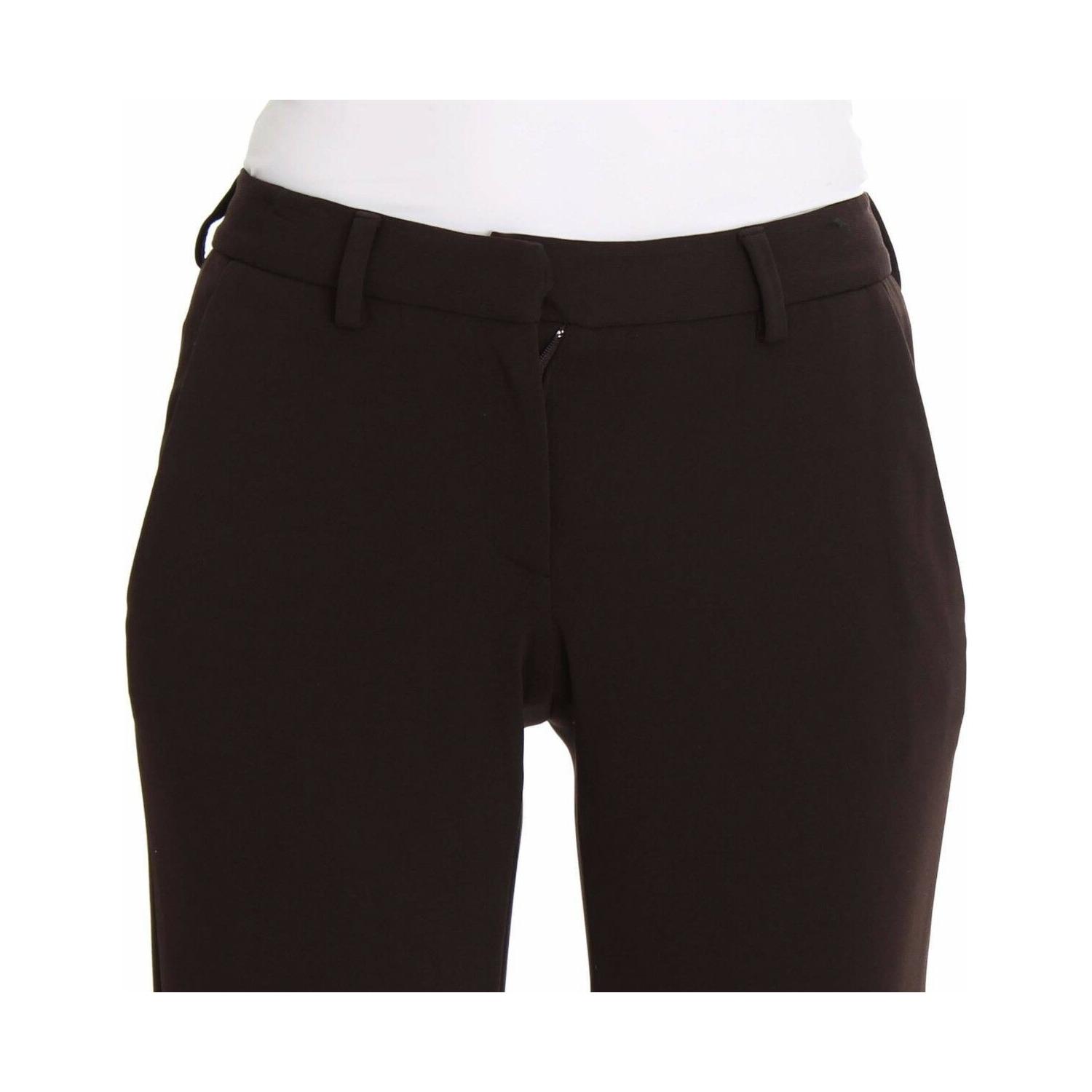 别致的棕色休闲裤，彰显精致风格