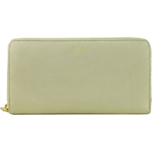 Cavalli Class Gray Calfskin Women Wallet CACL-5844