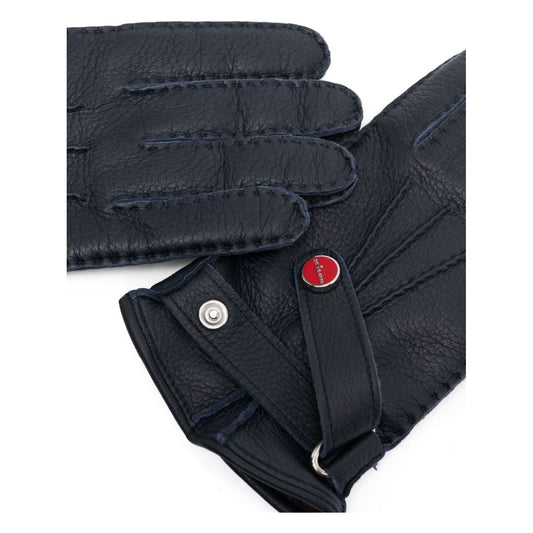 Kiton Gloves Blue UGU023K0257F1000E