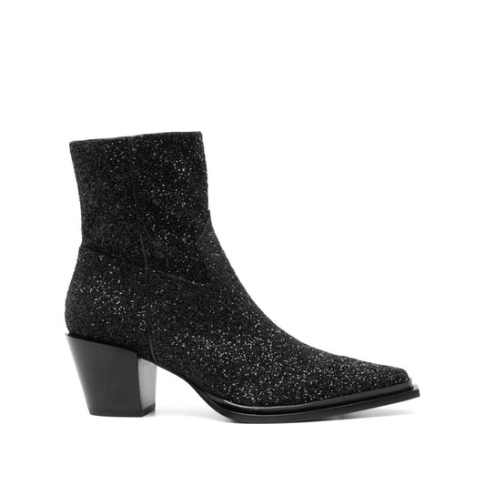 Jimmy Choo Cece Ab Glitter Ankle Boots 60mm Boots