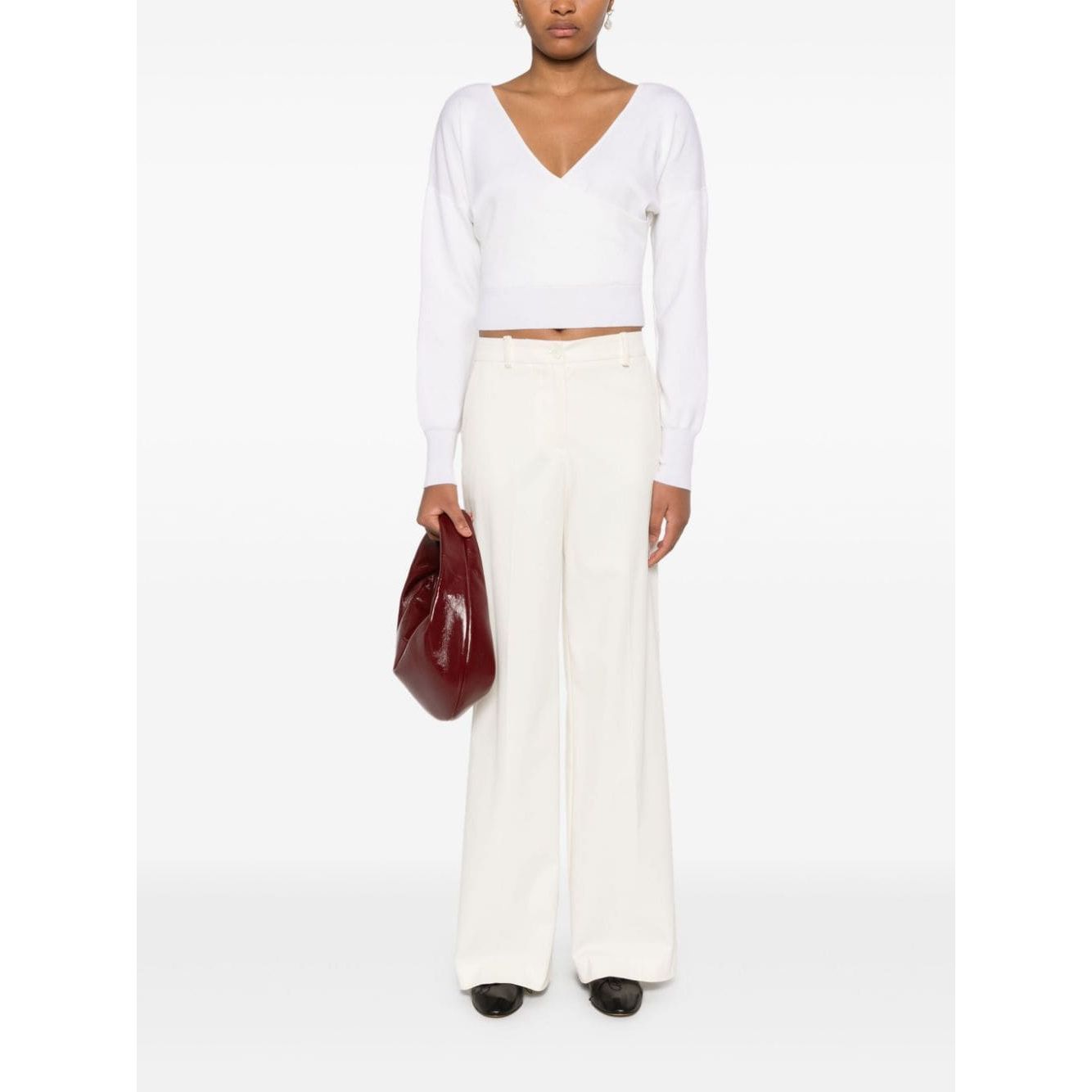 Parosh Trousers White