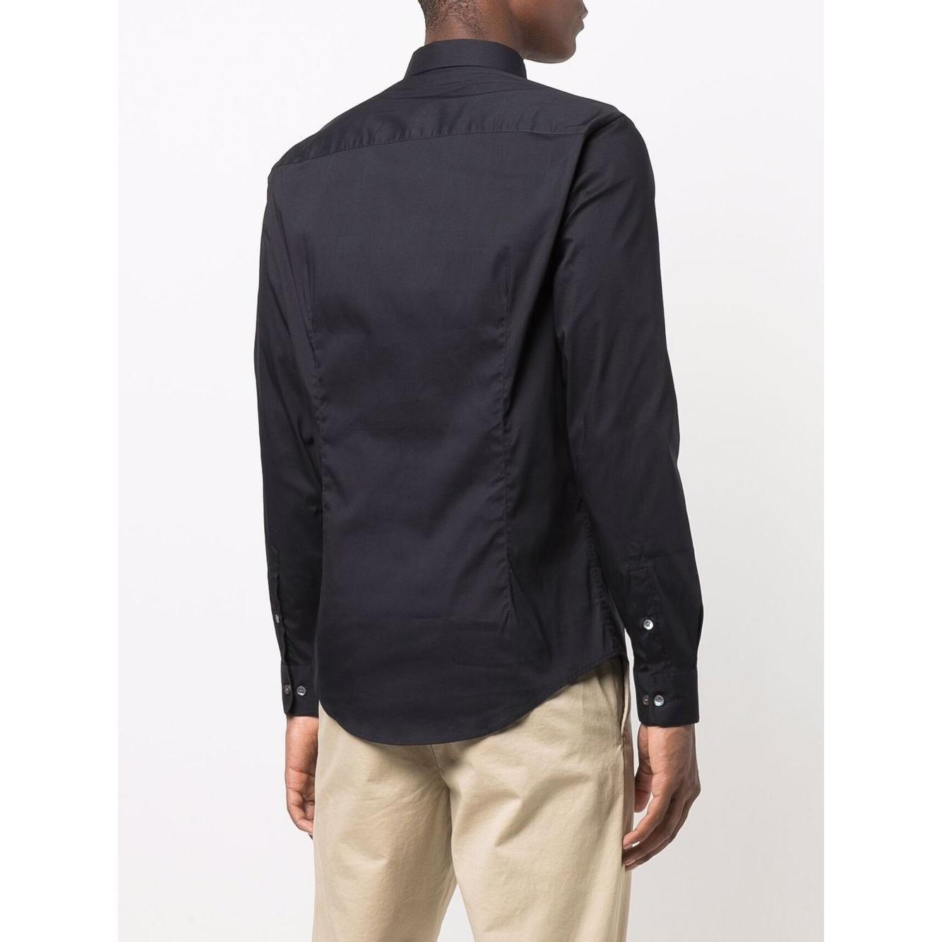 Emporio Armani logo-patch Longsleeved Shirt 8N1C091NI9Z0934-P25