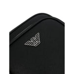 Emporio Armani logo-plaque Leather messenger bag Y4M387Y138E81072-P25
