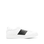Emporio Armani Leather sneakers with logo detail