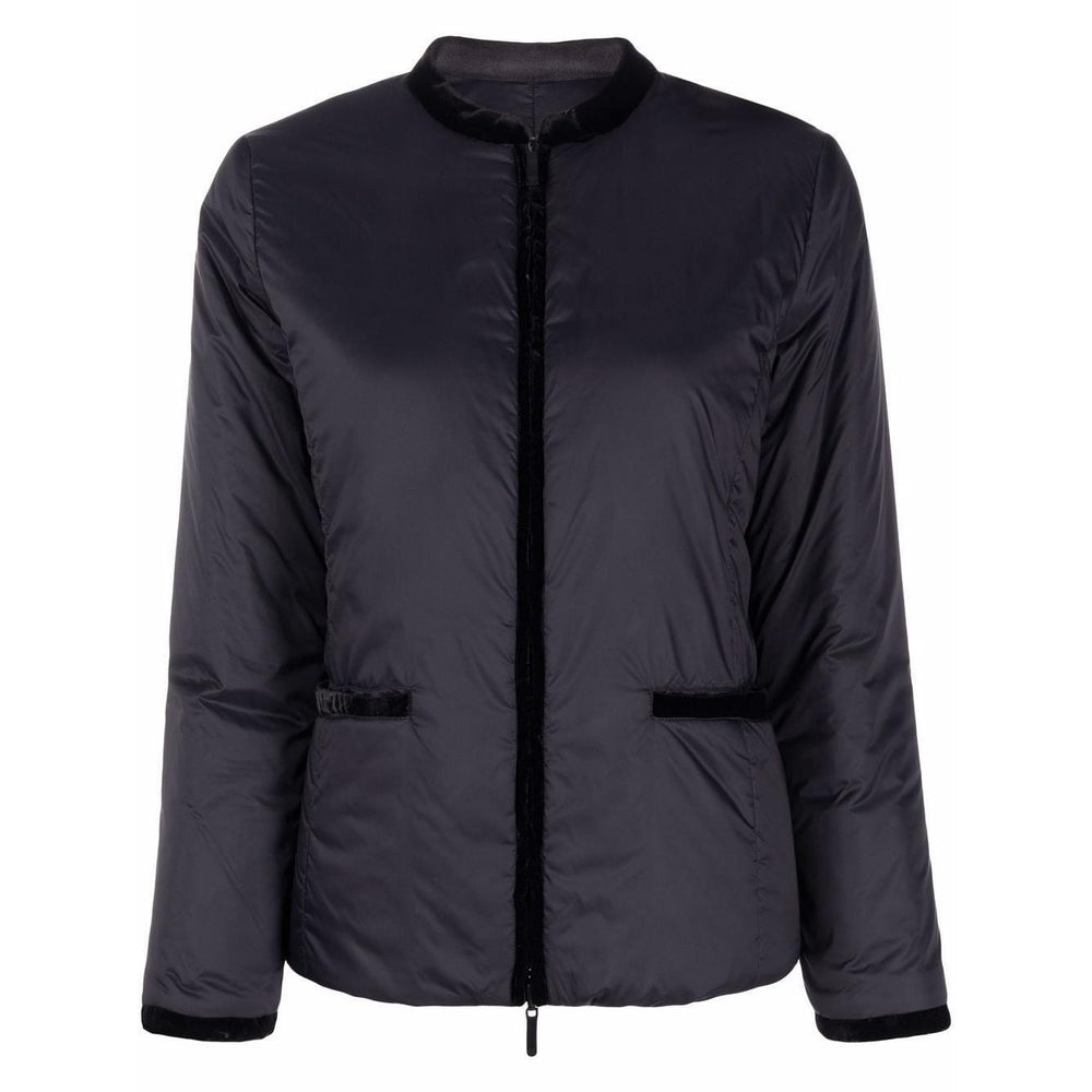 Emporio Armani Nylon reversible guru-collared jacket 8N2B012NKBZ0999-P25