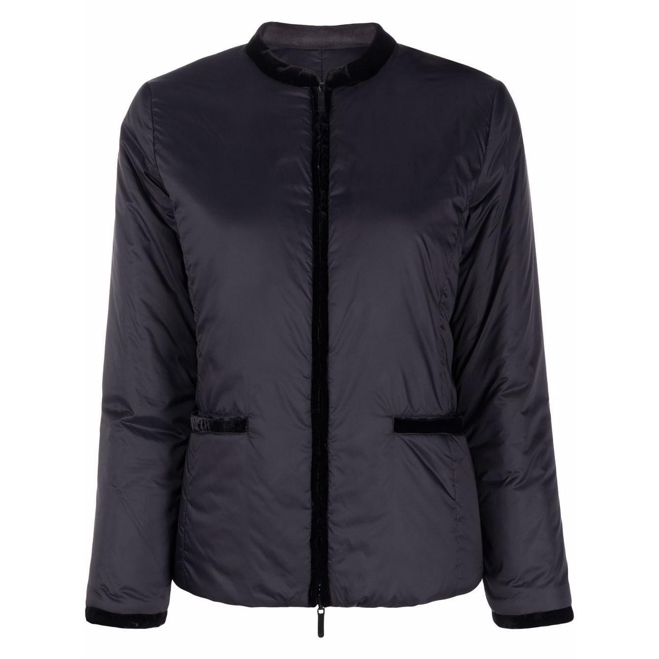 Emporio Armani Nylon reversible guru-collared jacket 8N2B012NKBZ0999-P25