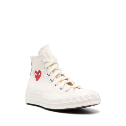 Comme Des Garcons x Converse Sneakers PLAY Chuck 70 "Cream"